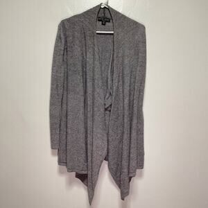 Barefoot Dreams Gray Bamboo Chic Lite Cozy Island Wrap Cardigan